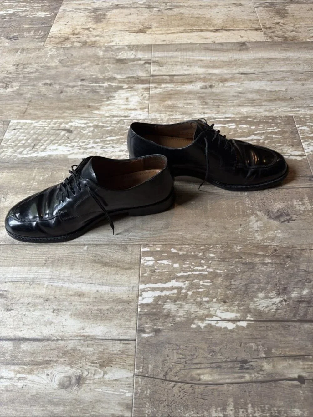 COLE HAAN Calhoun Split Toe Oxfords Black Patent Leather C00588 Men’s 8.5 D